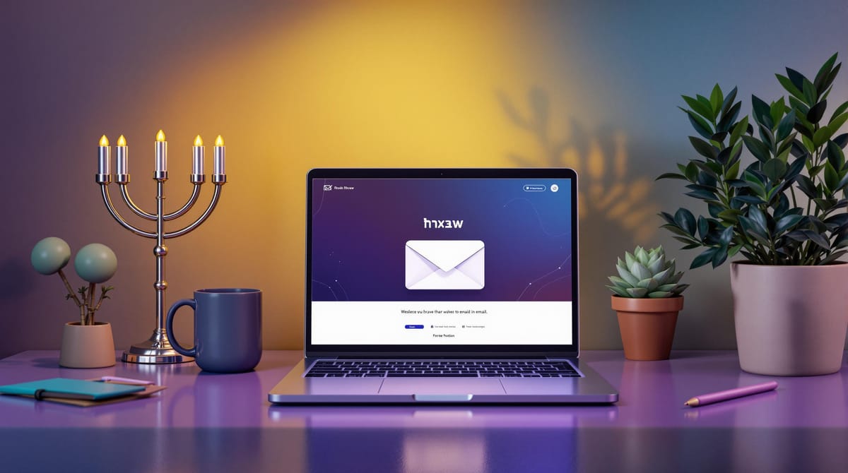 How to Write Hebrew Emails: Professional Guide
